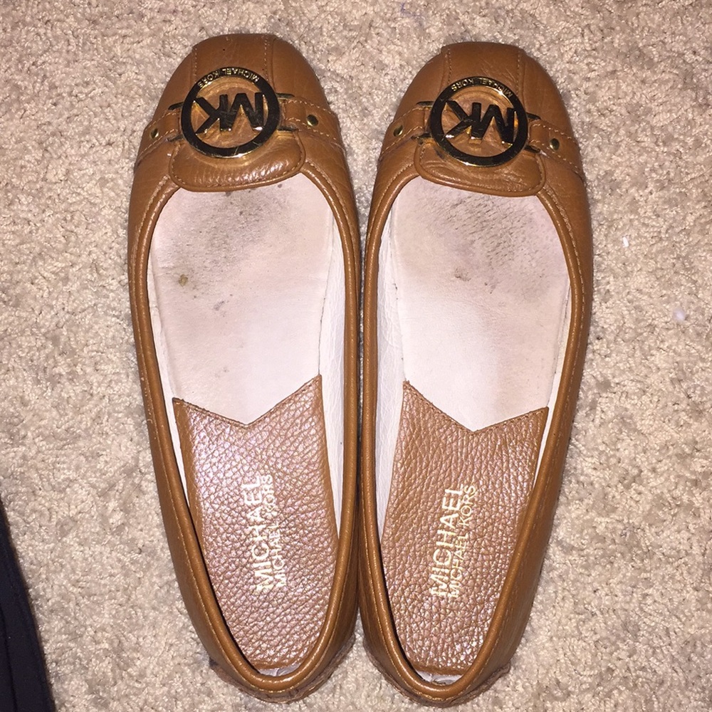Michael Kors brown flats